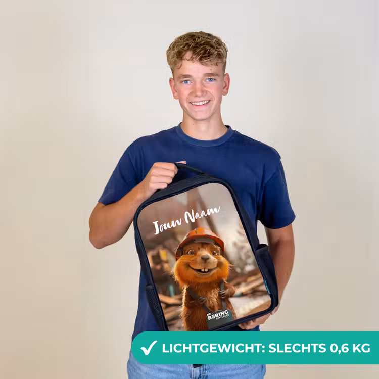 Bertus Bouwbever Rugzak - Zwart middel -sfeer7_NL