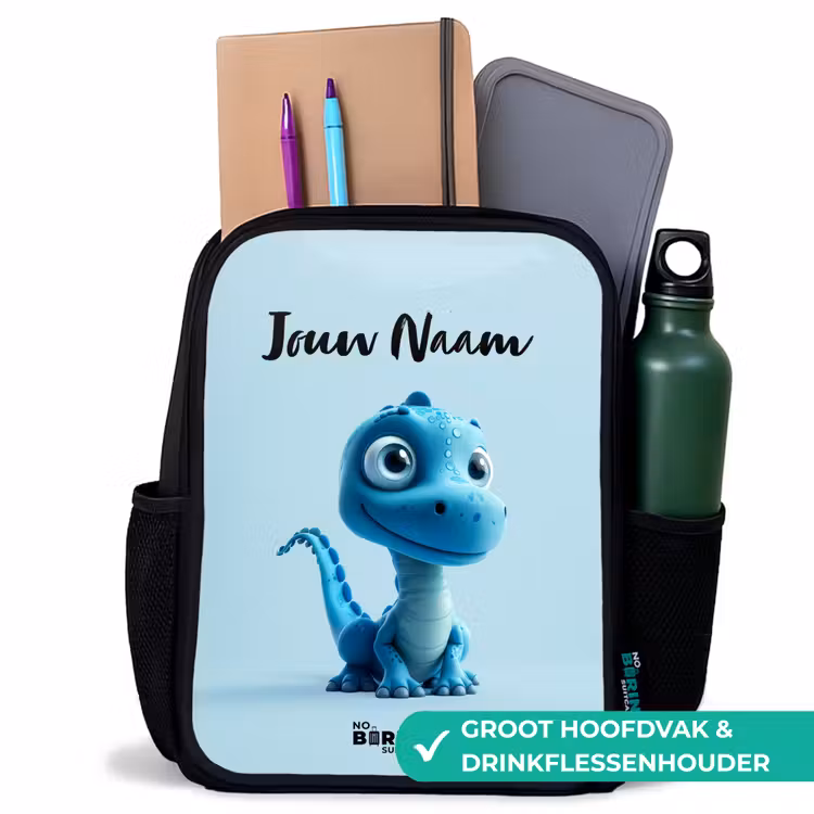 Blije Bronto Rugzak - Zwart middel -inhoud_NL