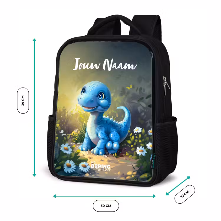 Branco Brontosaurus Rugzak - Zwart middel -productfoto_formaten