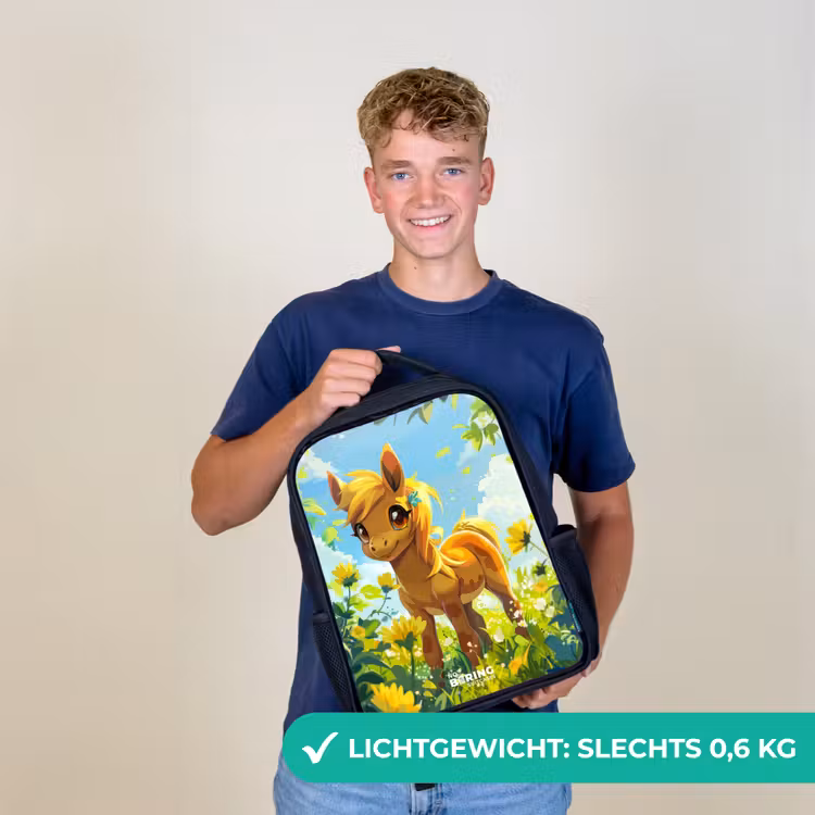 Sunny pony Rugzak - Zwart middel -sfeer7_NL