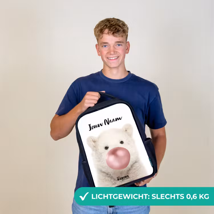 Bubblegum beer Rugzak - Zwart middel -sfeer7_NL