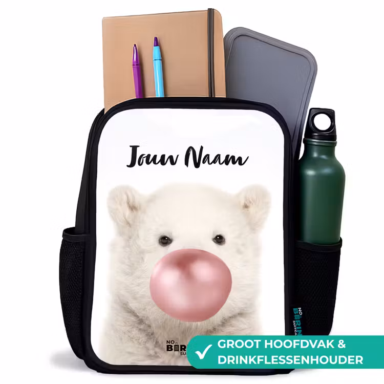 Bubblegum beer Rugzak - Zwart middel -inhoud_NL