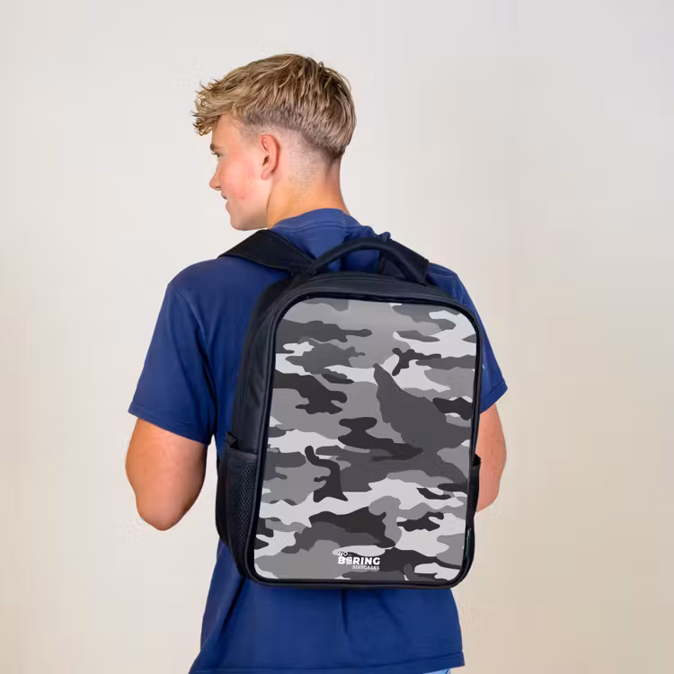 Camogrijs Rugzak - Zwart middel -sfeer8