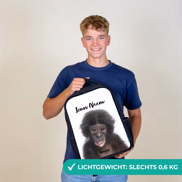Charlie Chimp Rugzak - Zwart middel -sfeer7_NL