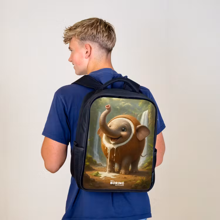 Coconote Elephante Rugzak - Zwart middel -sfeer8