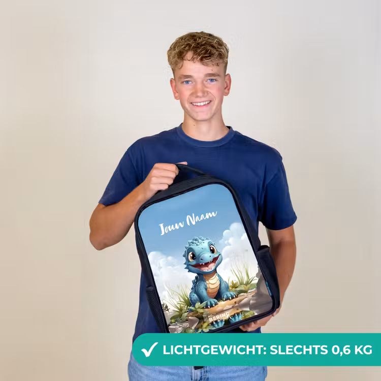 Darius Dino Rugzak - Zwart middel -sfeer7_NL