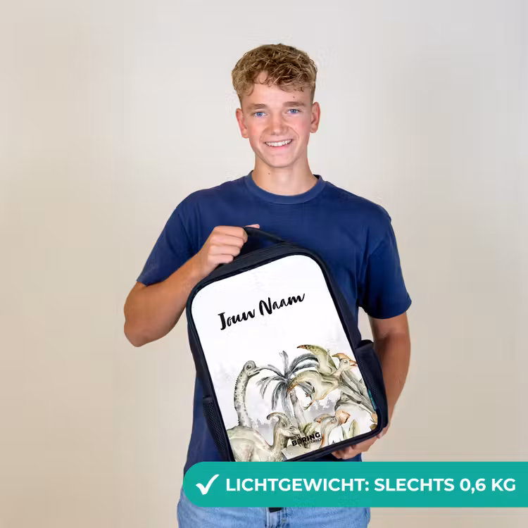 Dino Jungle Rugzak - Zwart middel -sfeer7_NL