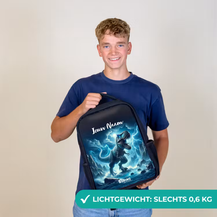 Donderslagdino Rugzak - Zwart middel -sfeer7_NL