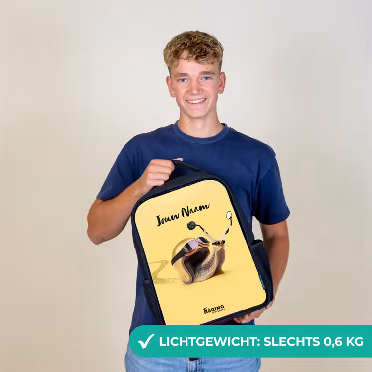 Escar-Go - Geel Rugzak - Zwart middel -sfeer7_NL