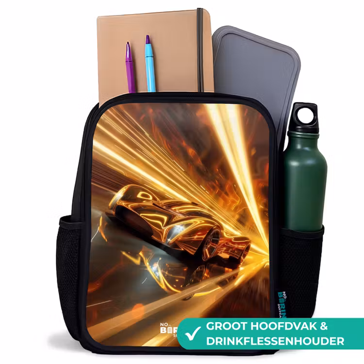 Goldrush Rugzak - Zwart middel -inhoud_NL