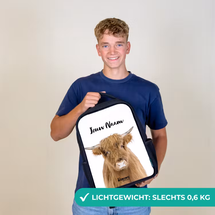 Halbe Hooglander Rugzak - Zwart middel -sfeer7_NL