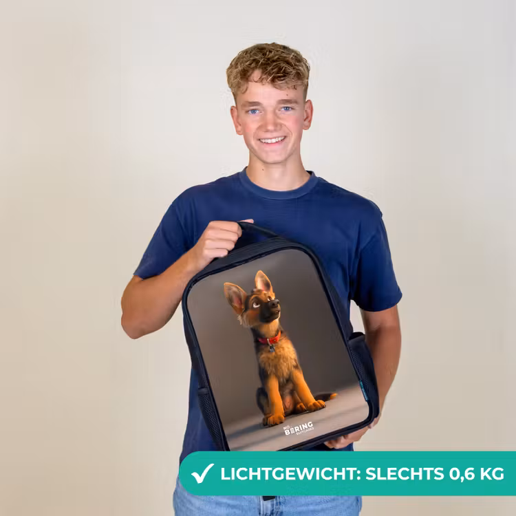 Hidde herder Rugzak - Zwart middel -sfeer7_NL