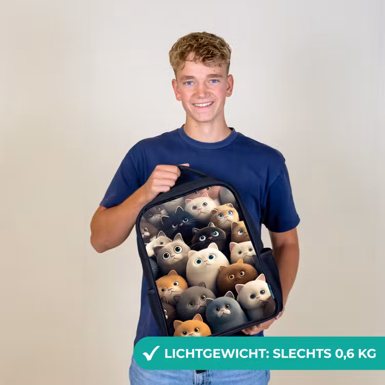 Kattigheid Rugzak - Zwart middel -sfeer7_NL