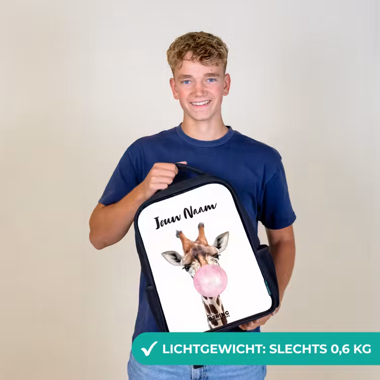 Kauwende Kobus Rugzak - Zwart middel -sfeer7_NL