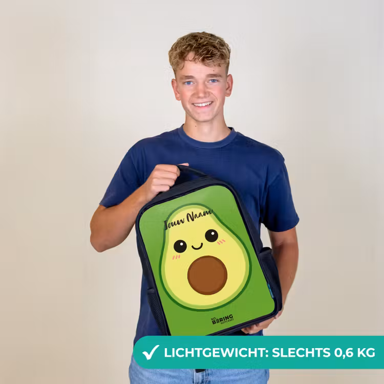 Kawai - Avocado - Groen Rugzak - Zwart middel -sfeer7_NL