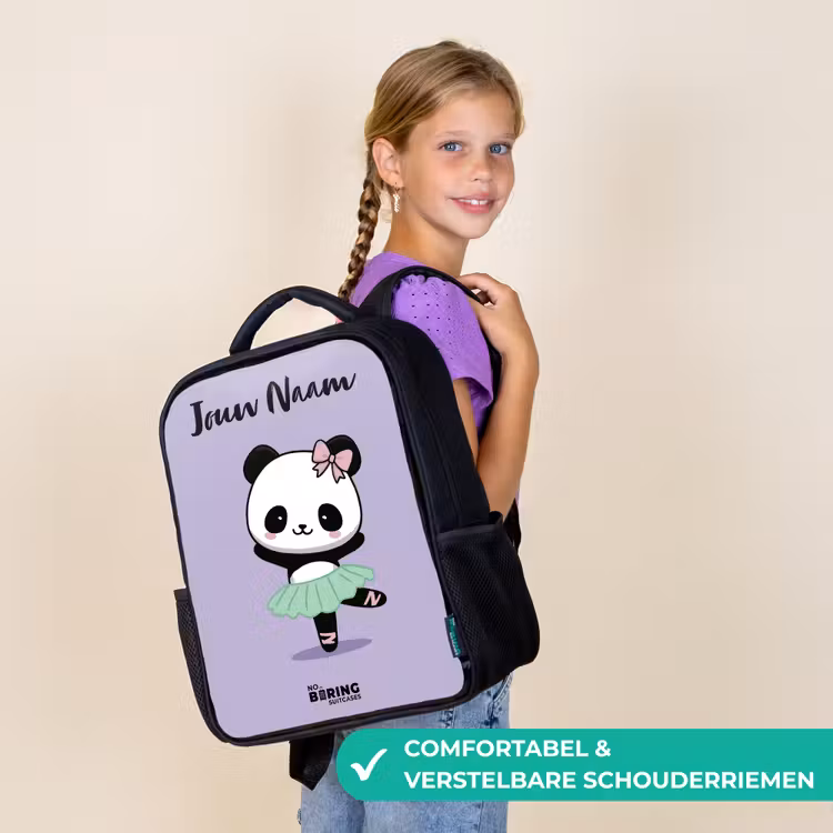 Kawai - Ballet - Panda Rugzak - Zwart middel -sfeer6_NL
