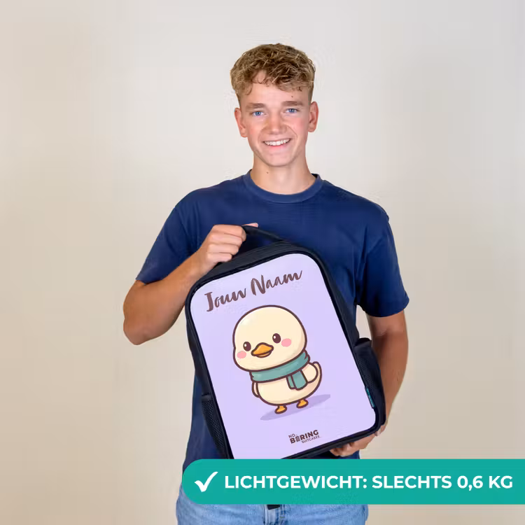 Kawai - Eend - Sjaal Rugzak - Zwart middel -sfeer7_NL