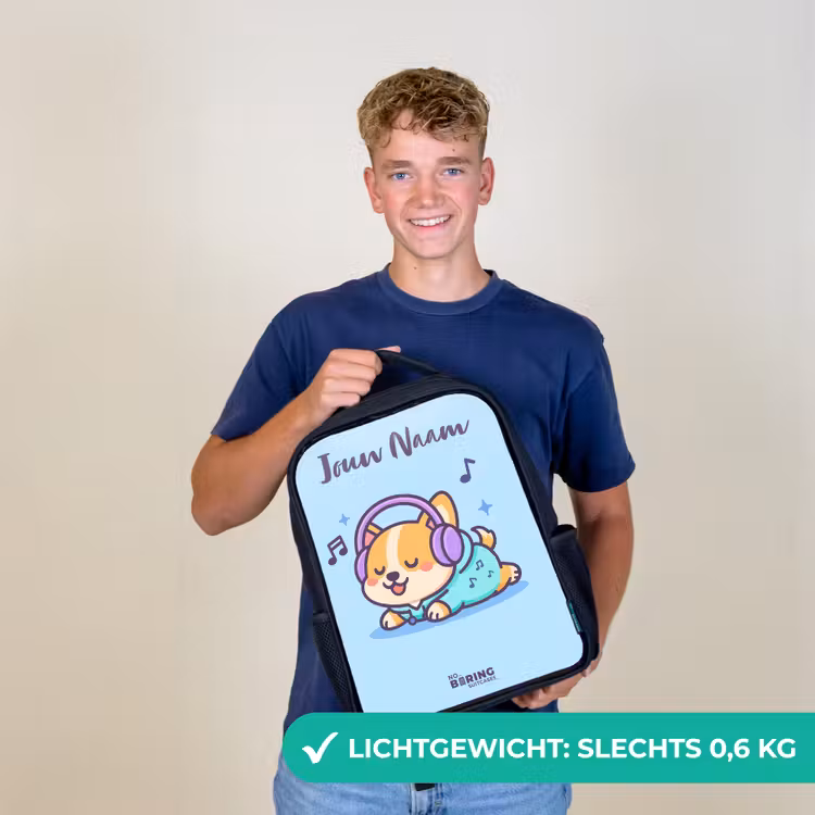 Kawai - Hond - Muziek Rugzak - Zwart middel -sfeer7_NL