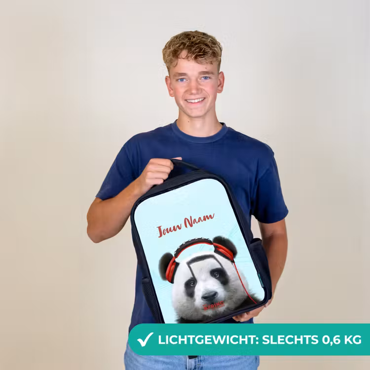 Kees de Panda Rugzak - Zwart middel -sfeer7_NL