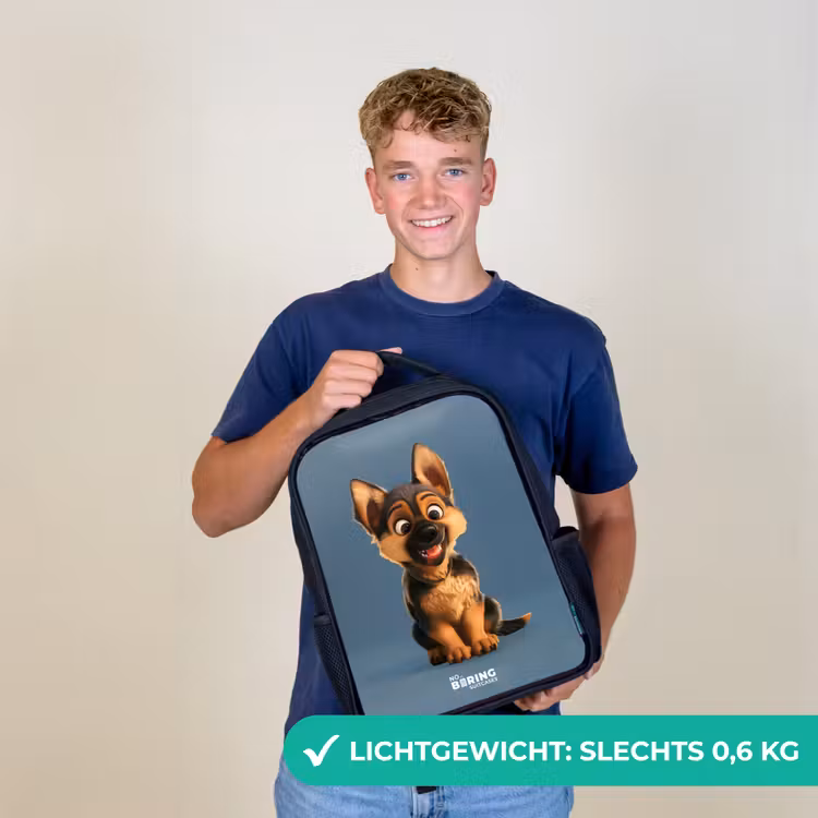 Hylke herder Rugzak - Zwart middel -sfeer7_NL