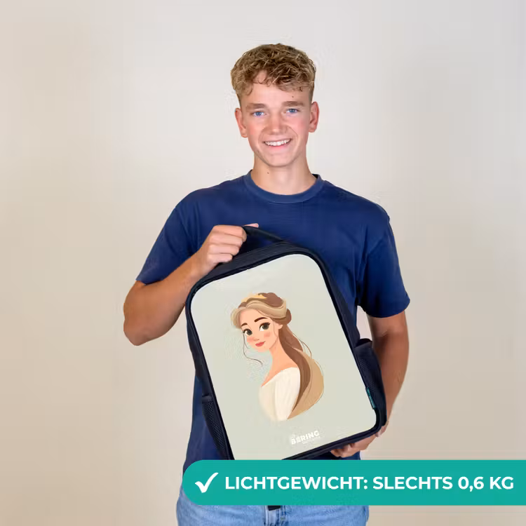 Prinses met een tiara - Groen Rugzak - Zwart middel -sfeer7_NL
