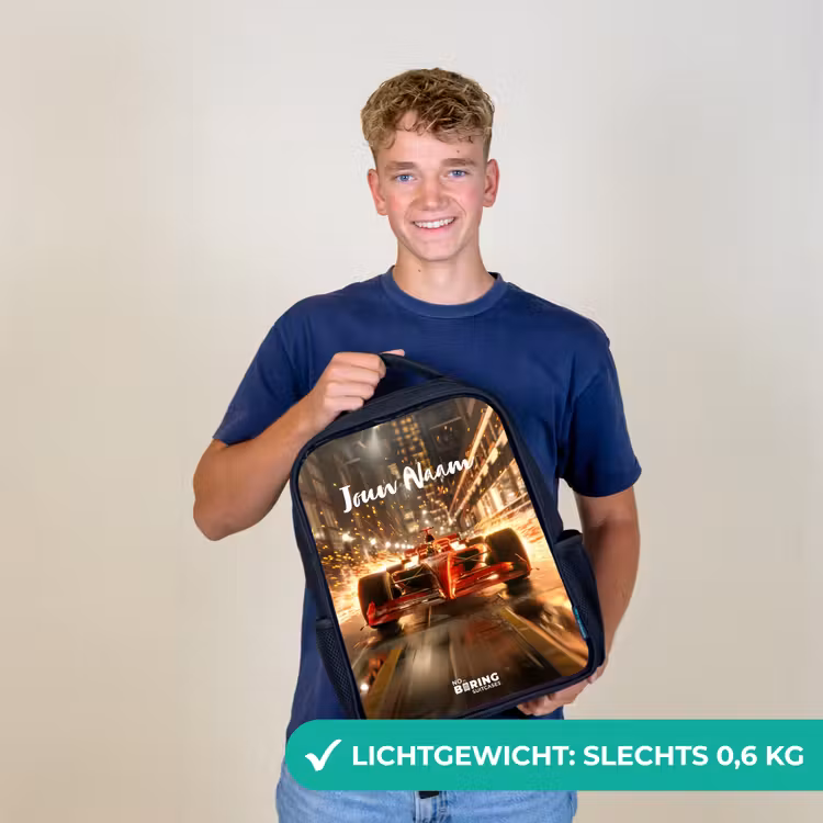 Rapid red Rugzak - Zwart middel -sfeer7_NL