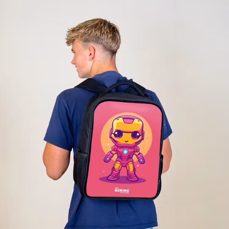Roze ranger Rugzak - Zwart middel -sfeer8