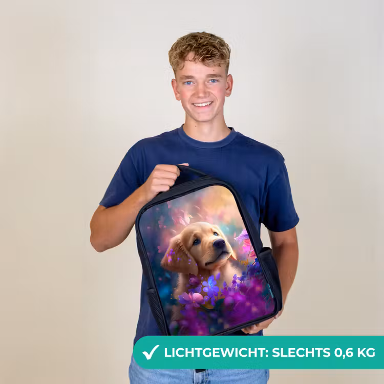Rudy Retriever Rugzak - Zwart middel -sfeer7_NL