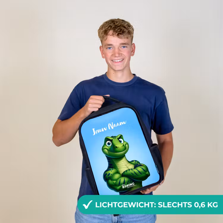 Spierbundelsaurus Rugzak - Zwart middel -sfeer7_NL
