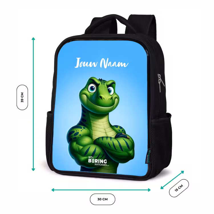 Spierbundelsaurus Rugzak - Zwart middel -productfoto_formaten