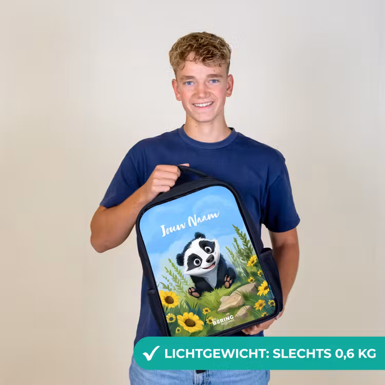 Willem wasbeer Rugzak - Zwart middel -sfeer7_NL
