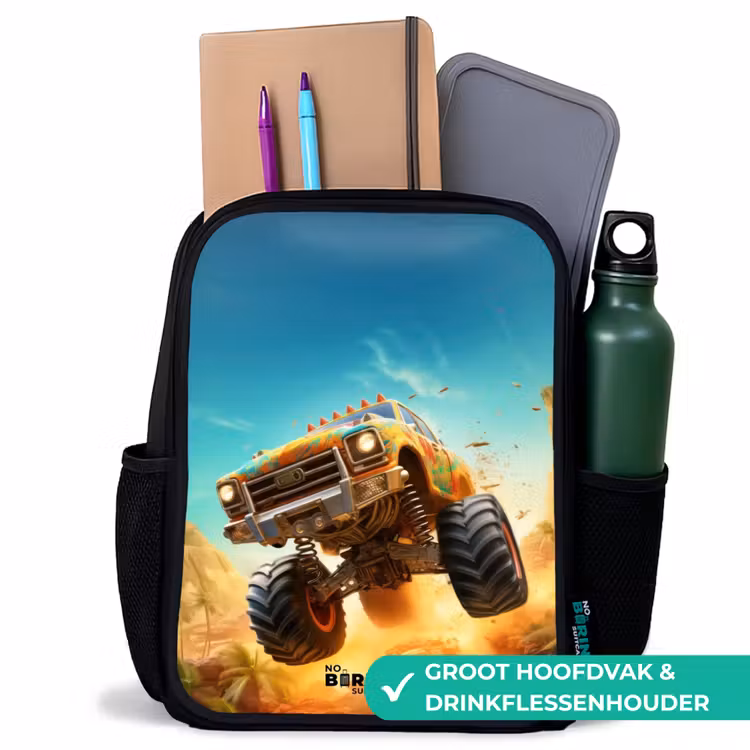 Zandsloper Rugzak - Zwart middel -inhoud_NL