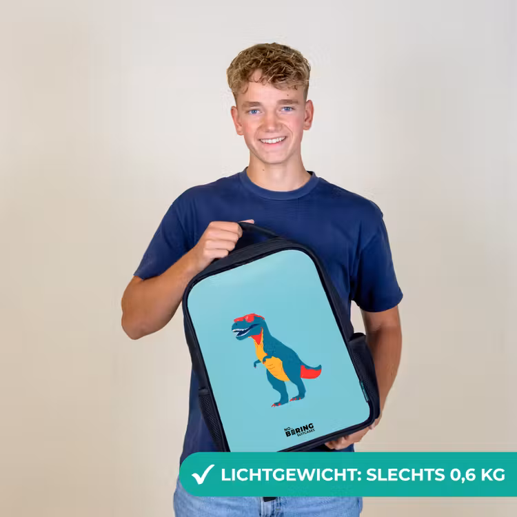 Dino - Dier - Zonnebril Rugzak - Zwart middel -sfeer7_NL