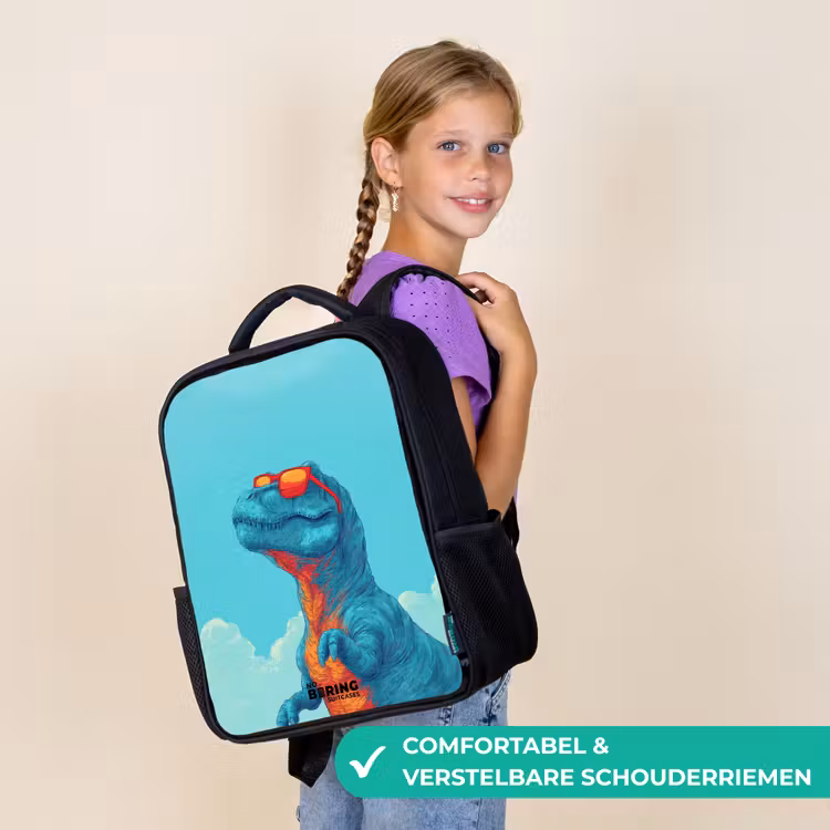 Dino - Zonnebril - Blauw Rugzak - Zwart middel -sfeer6_NL