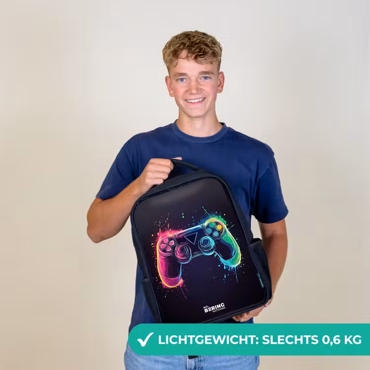 Game - Controller - Kleurrijk Rugzak - Zwart middel -sfeer7_NL