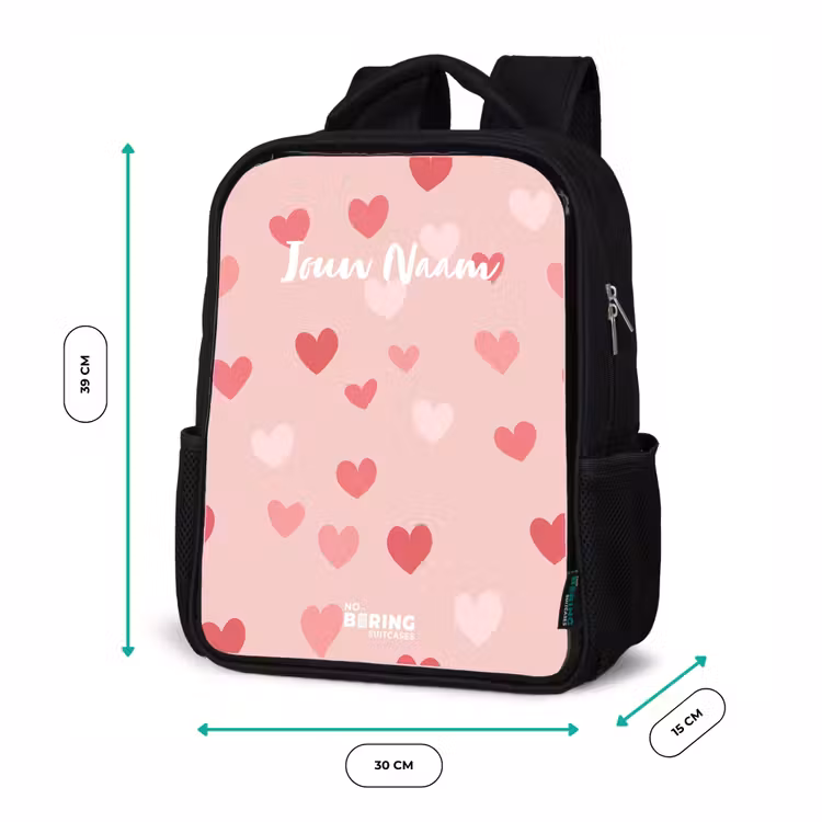 Hartjes Rugzak - Zwart middel -productfoto_formaten