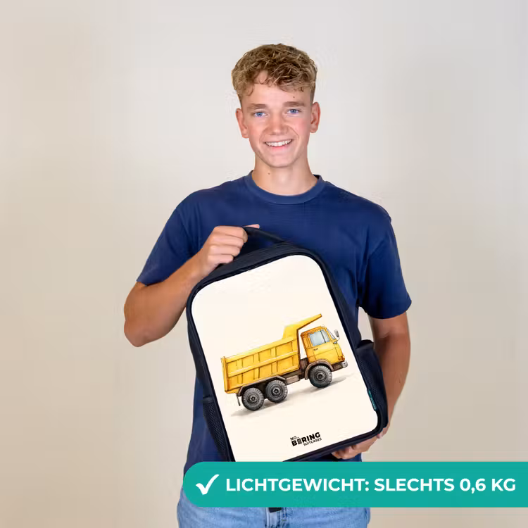 Kiepwagen - Getekend - Geel Rugzak - Zwart middel -sfeer7_NL