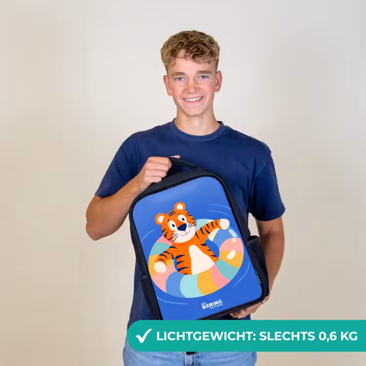 Tijger - Zwemband - Water Rugzak - Zwart middel -sfeer7_NL