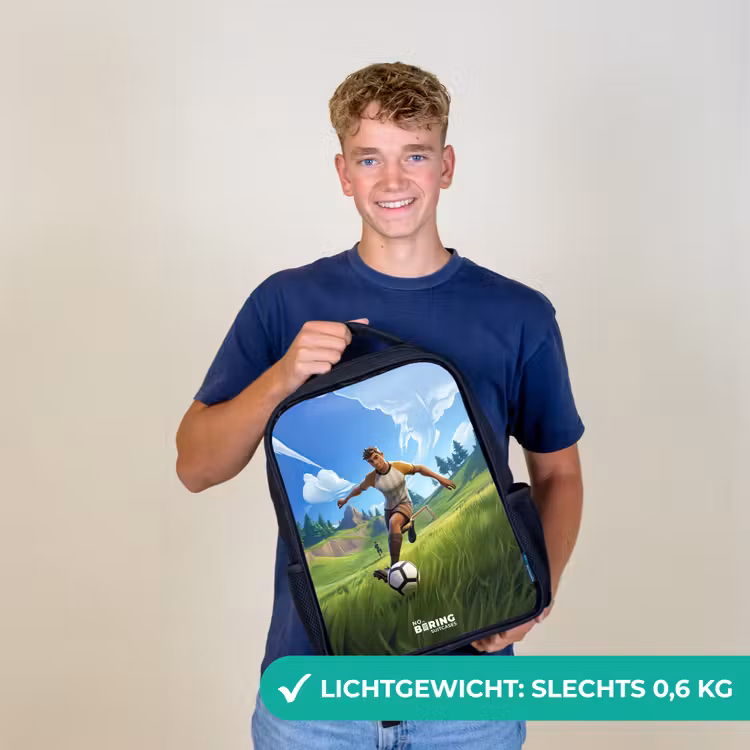 Voetbal - Jongen - Goal - Voetbaltenue Rugzak - Zwart middel -sfeer7_NL