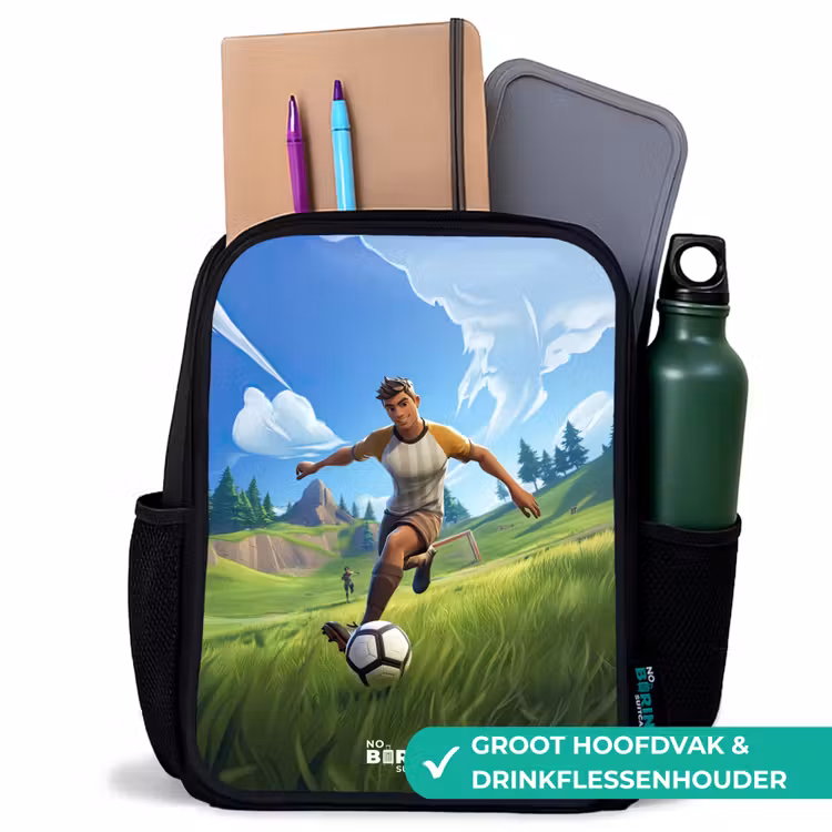 Voetbal - Jongen - Goal - Voetbaltenue Rugzak - Zwart middel -inhoud_NL