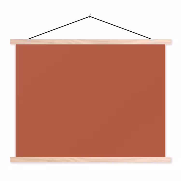 Copperhead - Oranje - Bruin textielposter latten blank klein 122 -3d