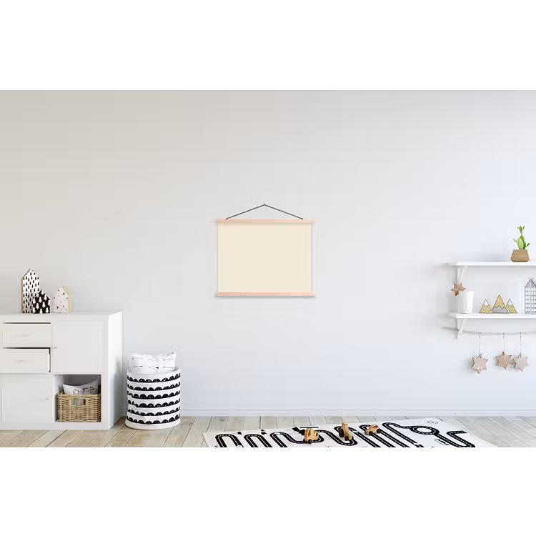 Drop - Delay - Nude textielposter latten blank klein 122 -kinderkamer