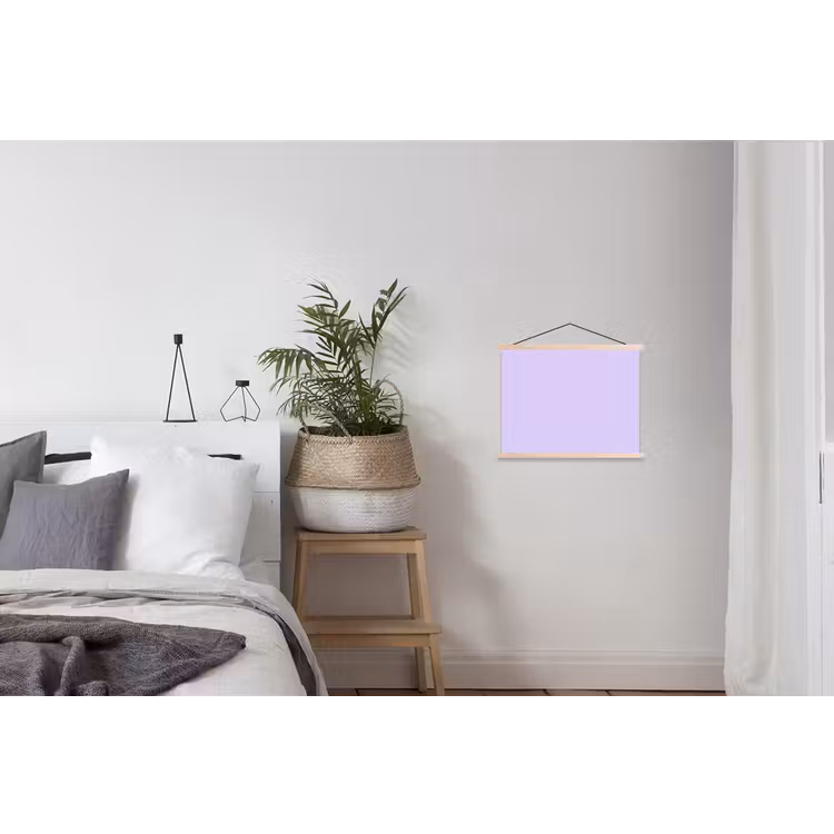 Light - Orchid - Paars textielposter latten blank klein 122 -woonkamer