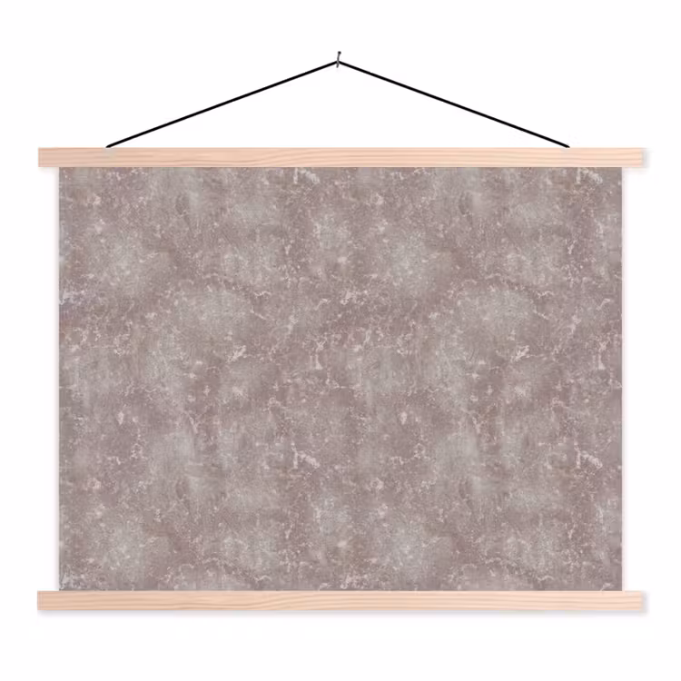 Marmer - Patroon - Mauve textielposter latten blank klein 122 -3d