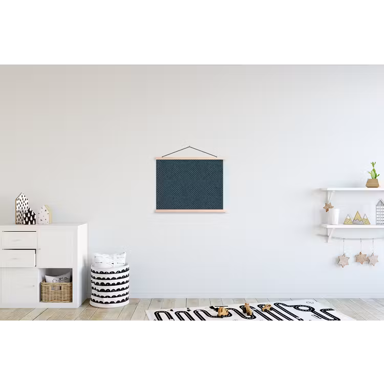 Patroon - Mozaïek - Groen textielposter latten blank klein 122 -kinderkamer