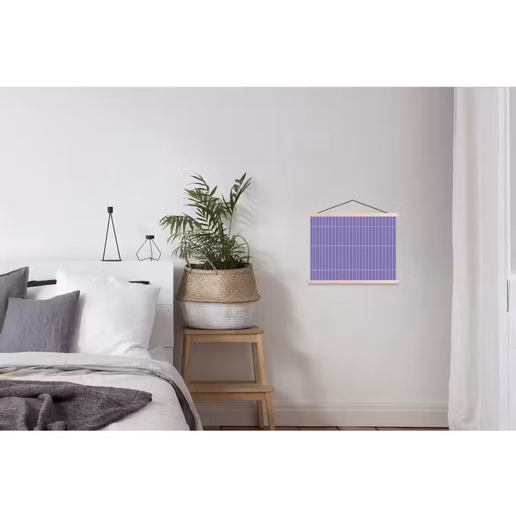 Patroon - Tegel - Lila textielposter latten blank klein 122 -woonkamer