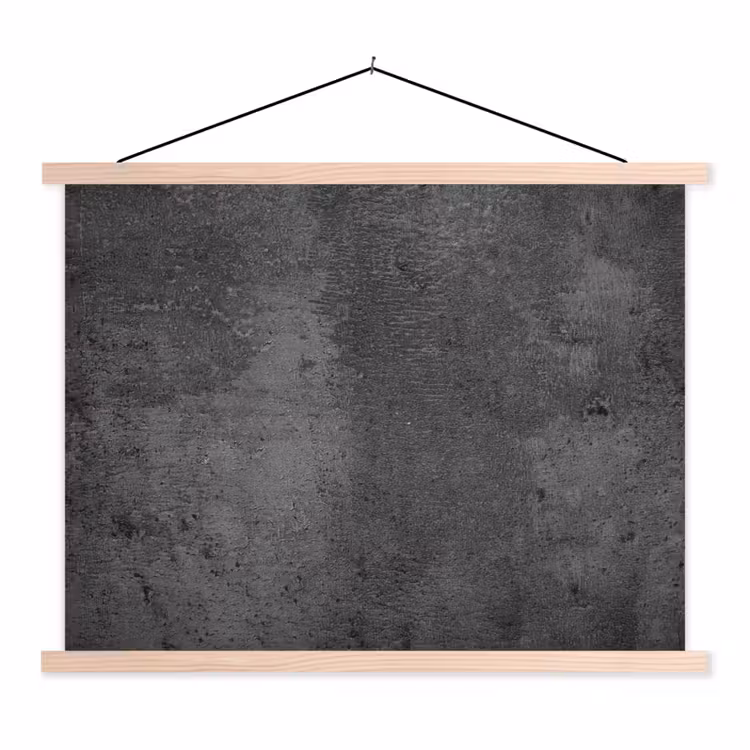 Structuur - Beton - Grijs - Industrieel - Rustiek textielposter latten blank klein -3d