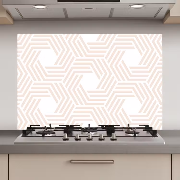 Abstract - Patronen - Design keuken achterwand spatscherm klein 900 -3d_website