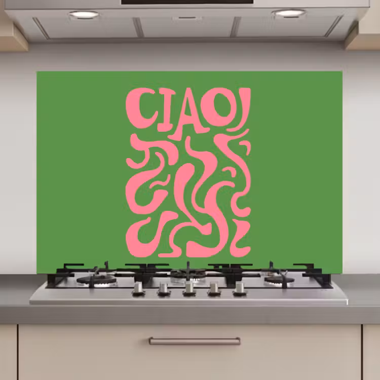 Abstract - Roze - Ciao - Vormen keuken achterwand spatscherm klein -3d_website