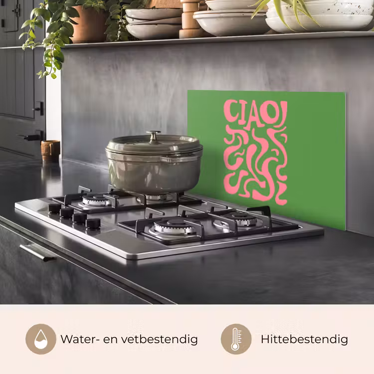 Abstract - Roze - Ciao - Vormen keuken achterwand spatscherm klein -usp_NL
